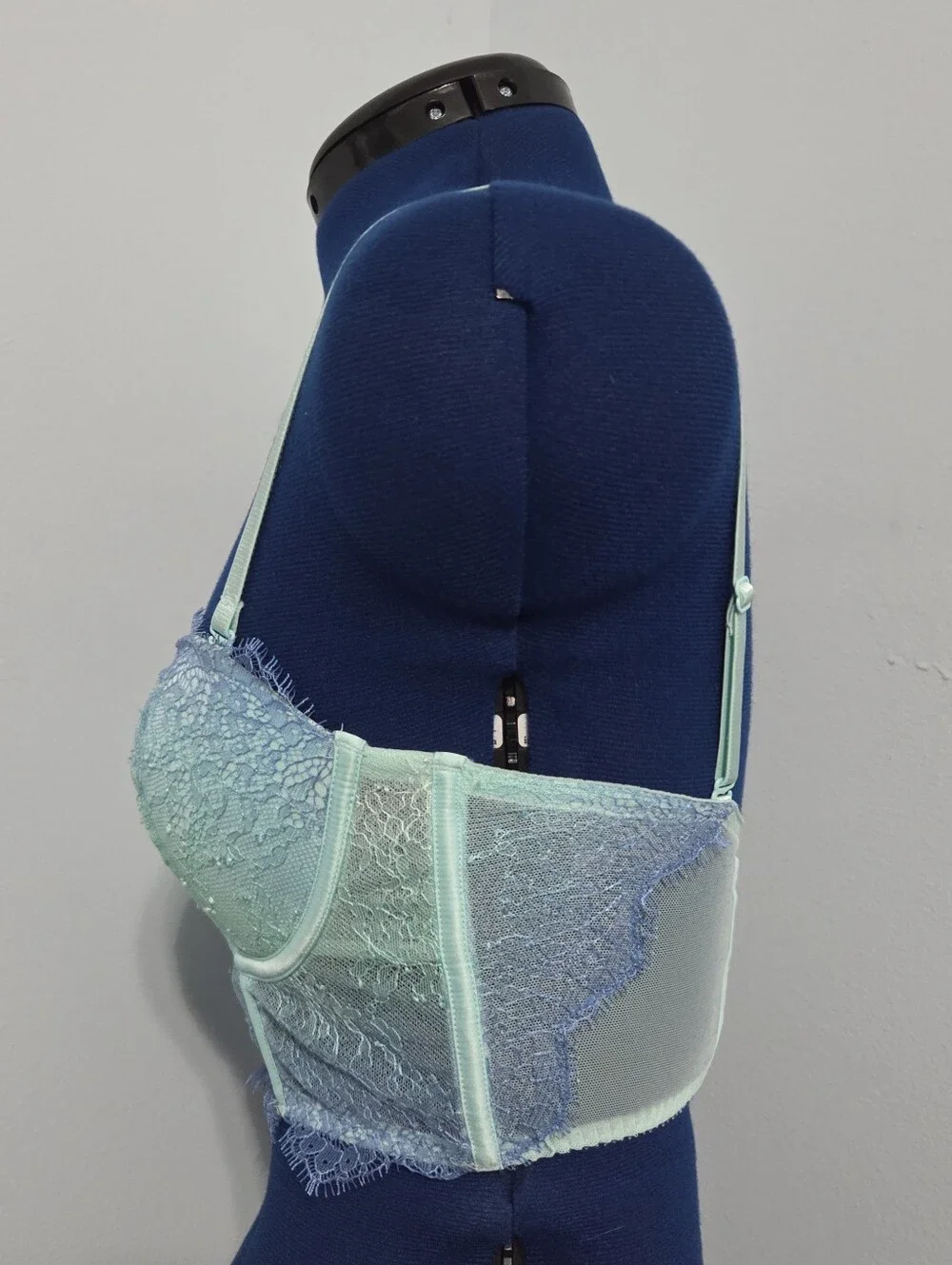 Blue Ombre Lace Mermaid Bra Size 32B